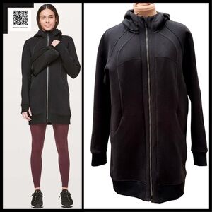 Size 10 NWOT - Lululemon - Black Long For It Jacket - W3BRIS